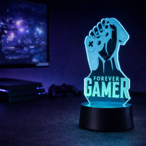 3D LED Lamp Gaming Forever Gamer 04