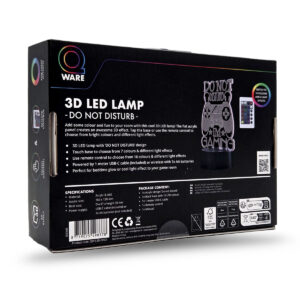 3D LED Lamp Gaming DoNotDisturb 02
