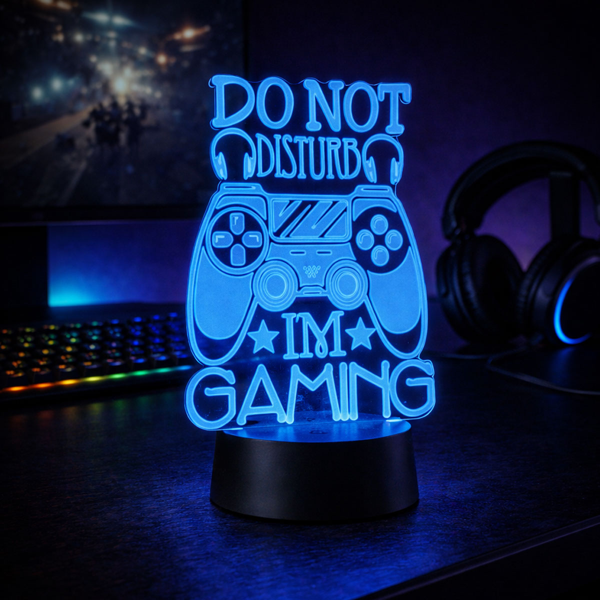 3D LED Lamp Gaming DoNotDisturb 03