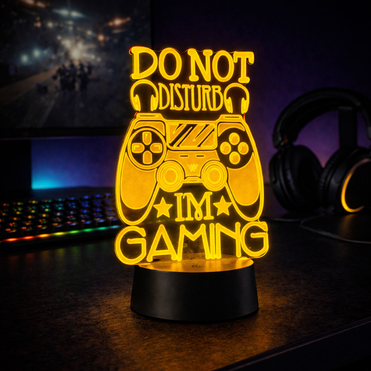 3D LED Lamp Gaming DoNotDisturb 04