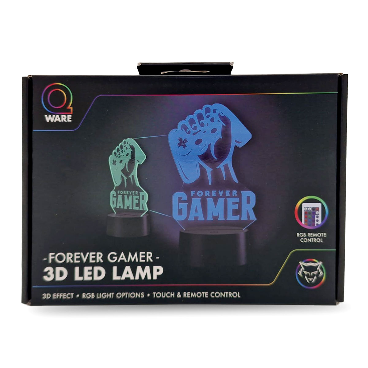 3D LED Lamp Gaming Forever Gamer 02