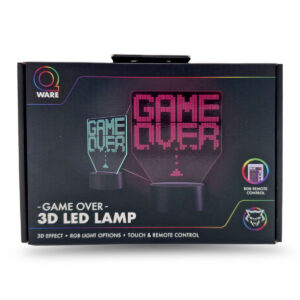 3D LED Lamp Gaming Game Over 01