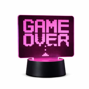 3D LED Lamp Gaming Game Over 05