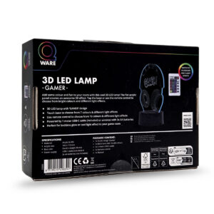 3D LED Lamp Gaming Gamer 02