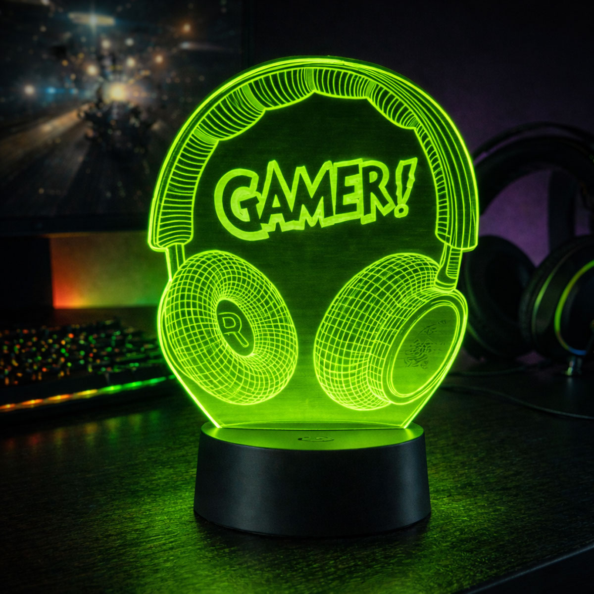 3D LED Lamp Gaming Gamer 04