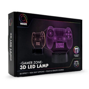 3D LED Lamp Gaming Gamer Zone 01