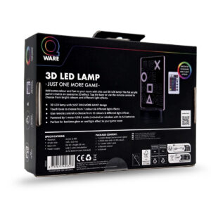 3D LED Lamp Gaming JustOneMoreGame 01