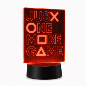 3D LED Lamp Gaming JustOneMoreGame 05