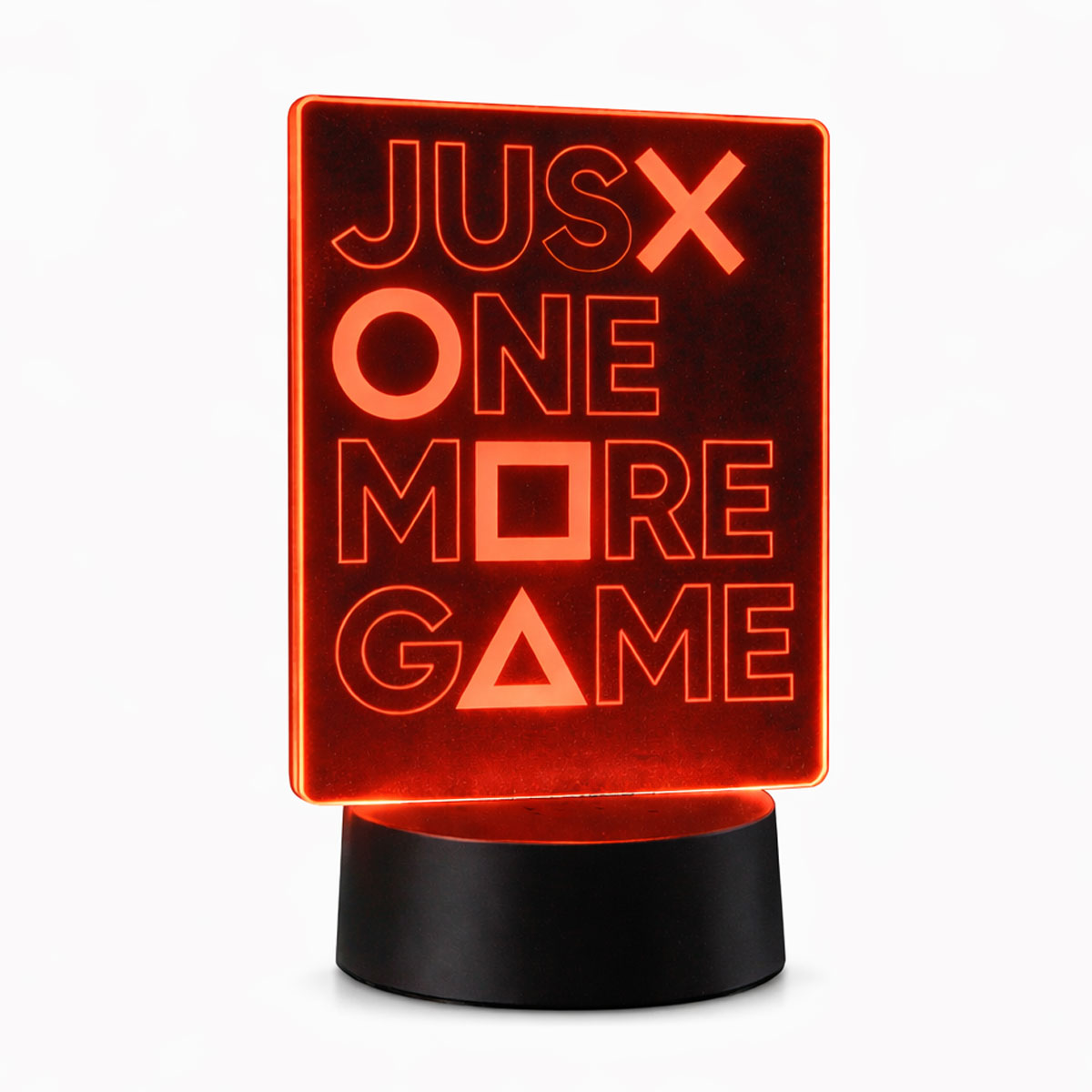 3D LED Lamp Gaming JustOneMoreGame 05