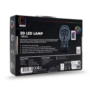 3D LED Lamp Gaming Skull 02