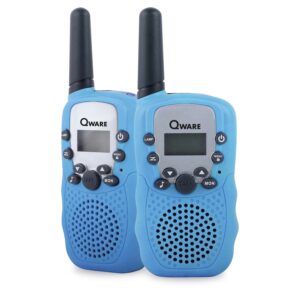 Qware walkie talkie blauw 01