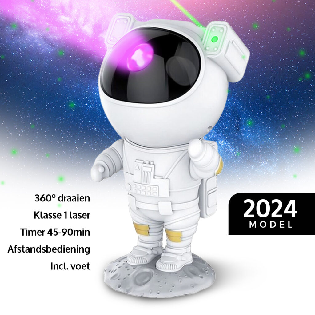 Astronaut Projector Licht Projectie Ruimte 01