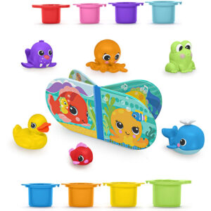 Baby badspeelgoed set splash splash badblokken speelset 01