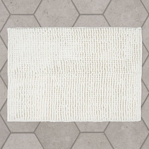 Badmat wit 40x60 01