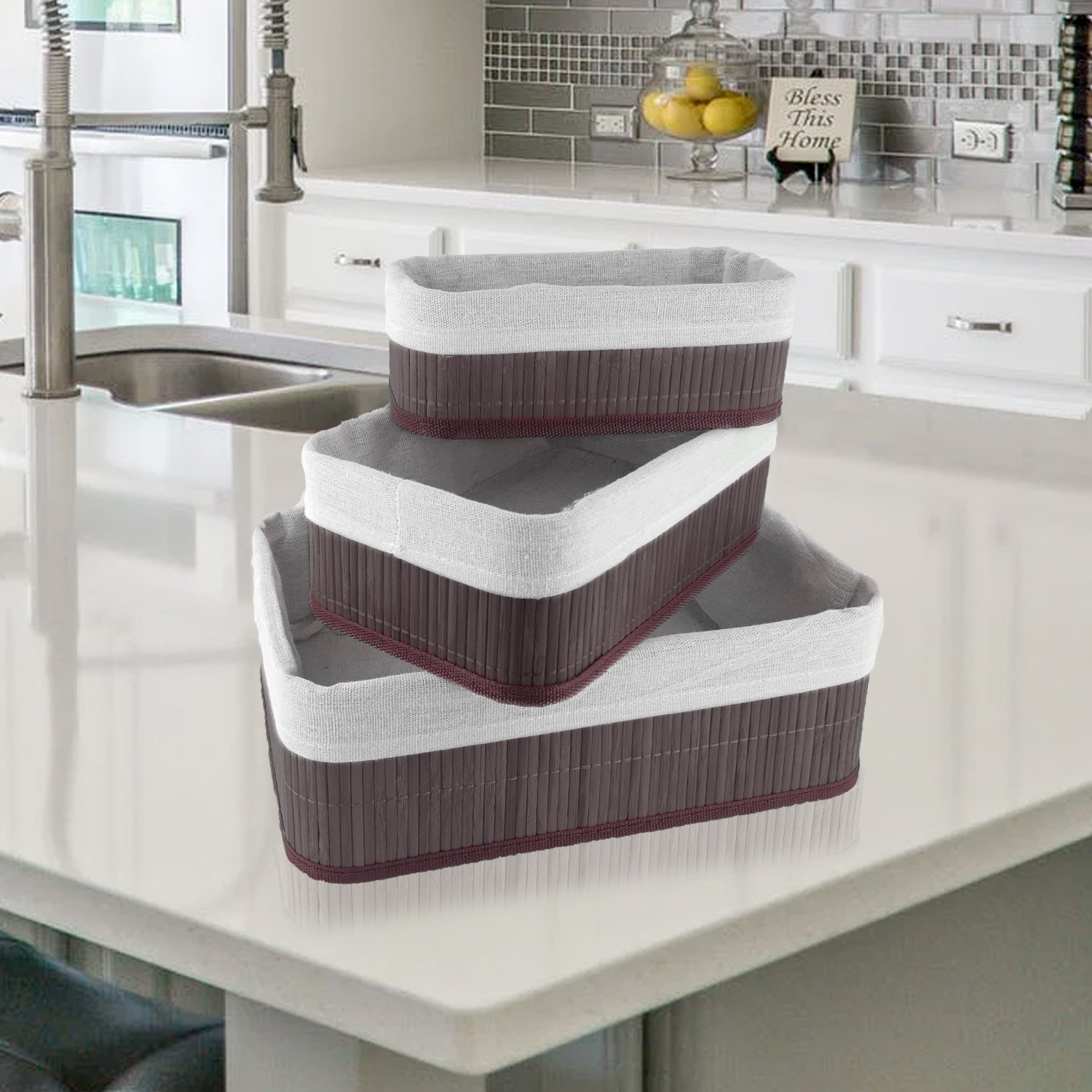 Bamboemandjes 3st OakGrey 01