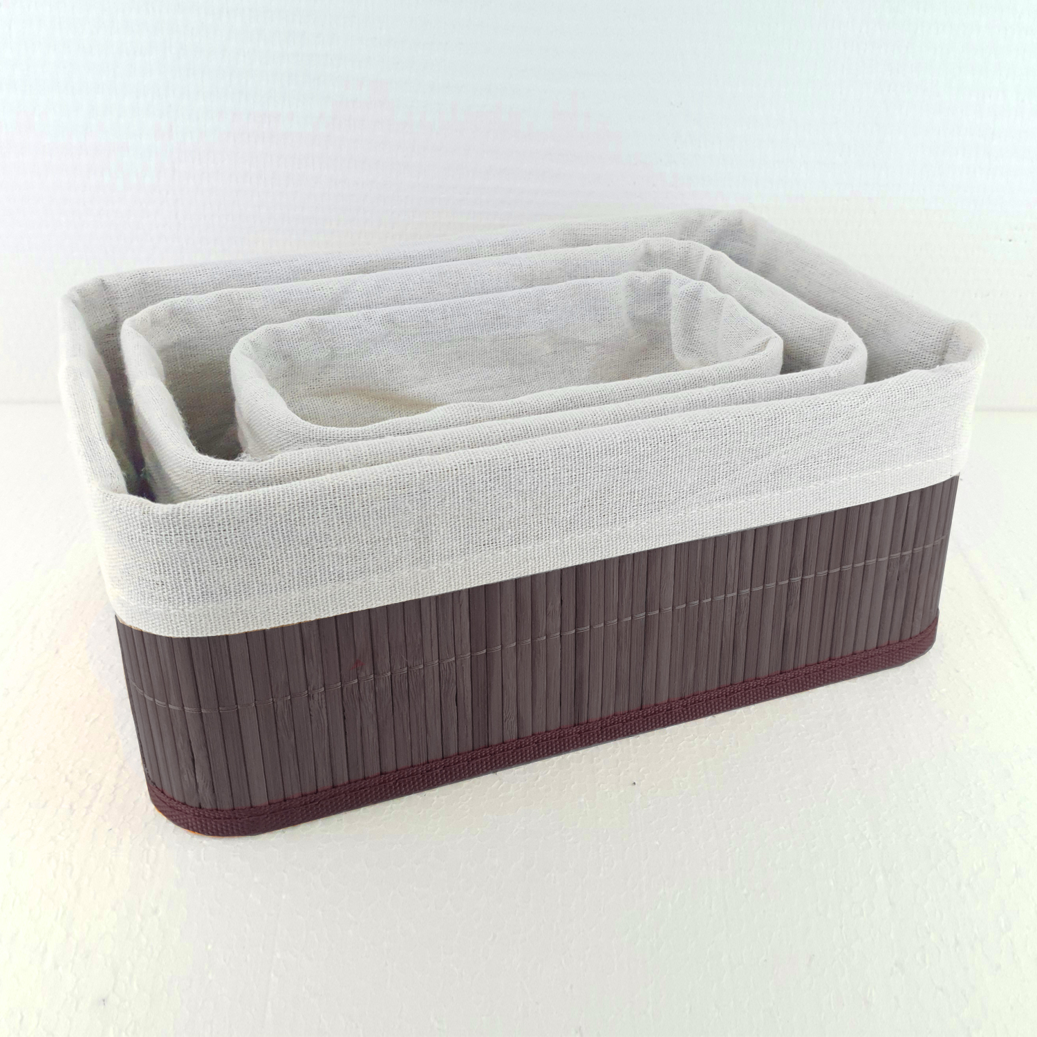 Bamboemandjes 3st OakGrey 03