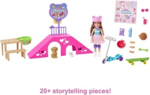 Barbie Chelsea met puppies Barbiepop2