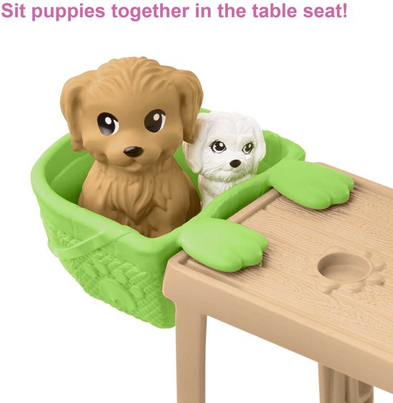 Barbie Chelsea met puppies Barbiepop3