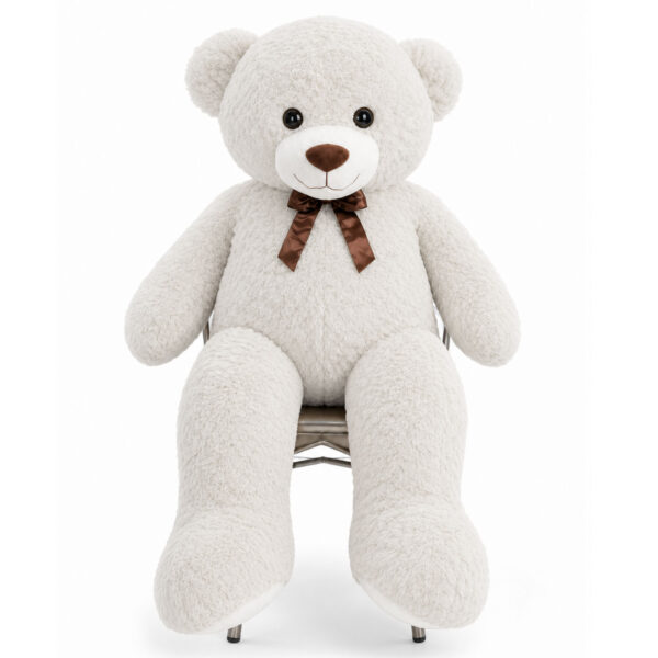 Beer 150cm knuffelbeer teddybeer wit 01 n