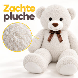 Beer 150cm knuffelbeer teddybeer wit 02 n