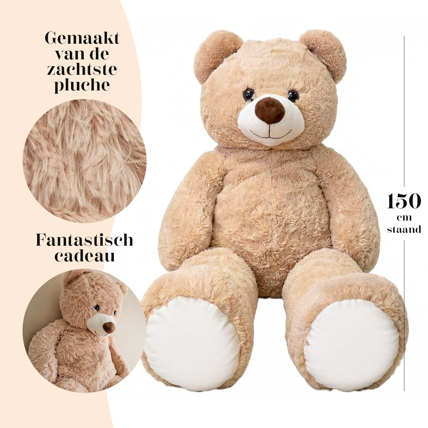 Beer Knuffelbeer 150cm XXXL 02