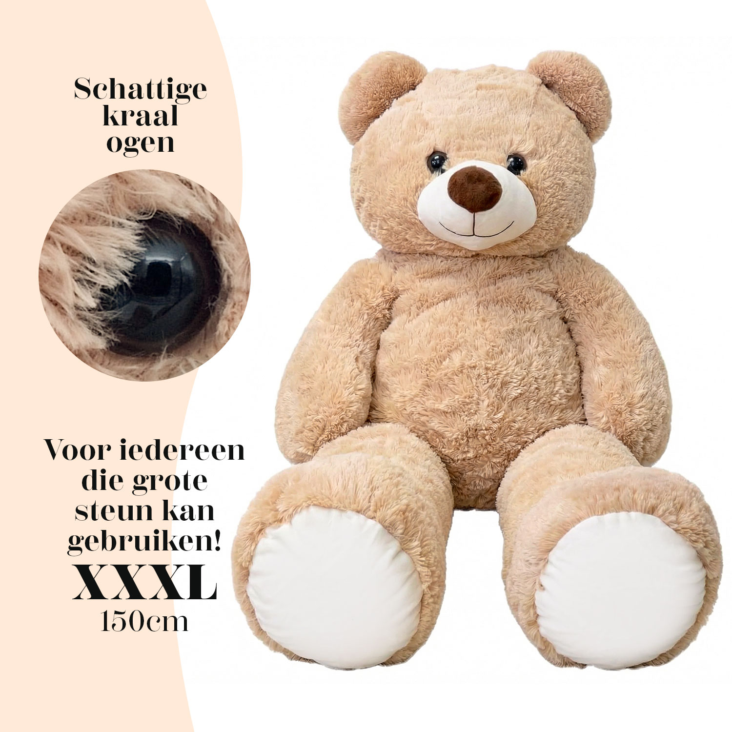 Beer Knuffelbeer 150cm XXXL 03