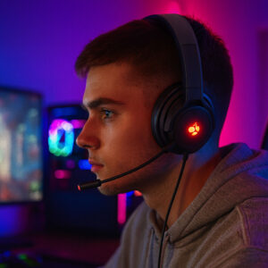 Cherry Game Headset bedraad hoofdtelefoon 01