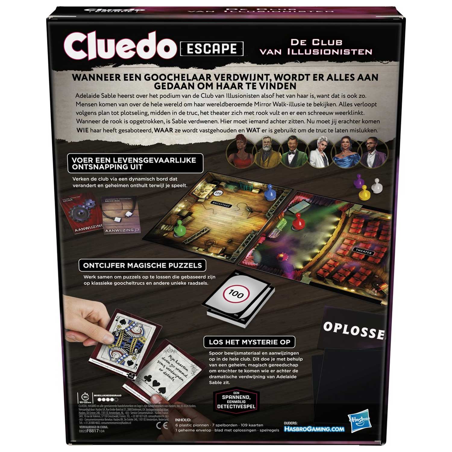 Cluedo Escape De Club van Illusionisten Hasbro 04