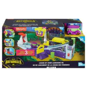 Fisher Price Batwheels Legioen van Zoom Lanceerder Hoofdkwartier 01