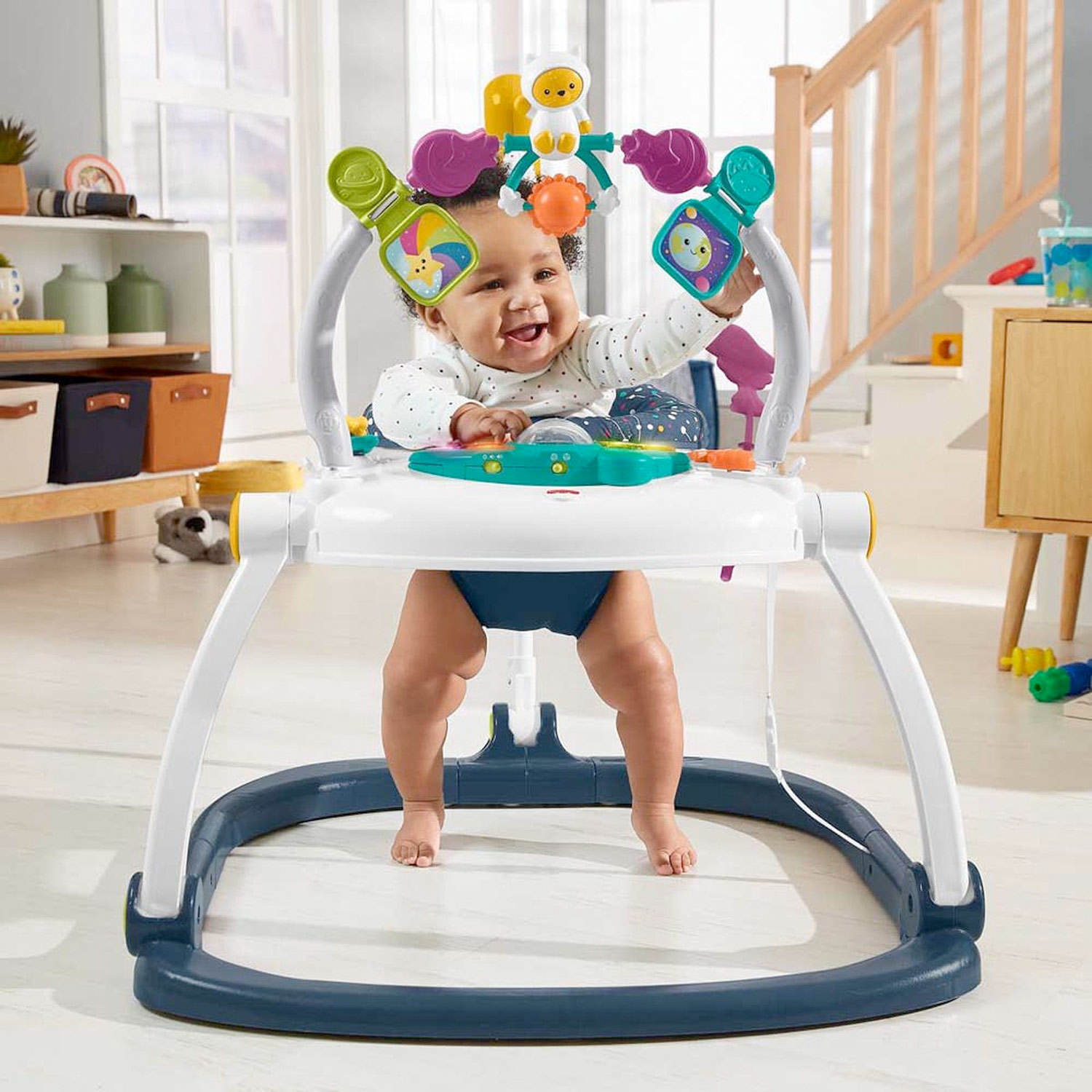 Fisher Price Jumperoo Astro Kitty Ruimtebesparende Speelstation 01