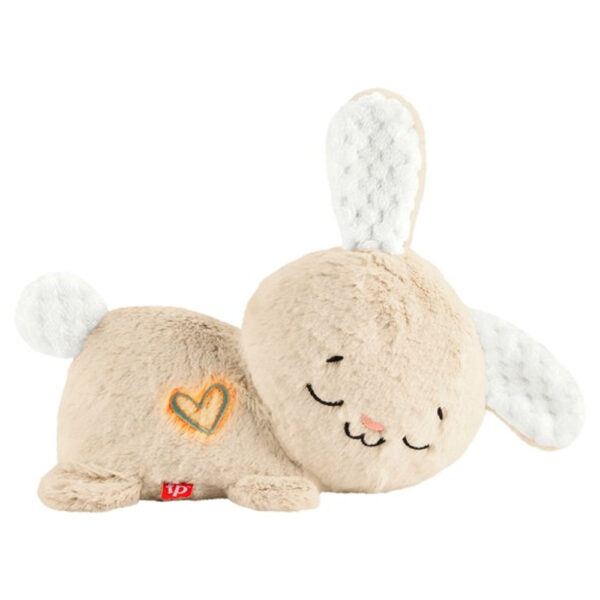 Fisher Price Kalmerend Konijntje knuffel met muziek, lichtjes en beweging 01