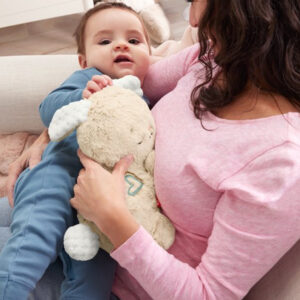 Fisher Price Kalmerend Konijntje knuffel met muziek, lichtjes en beweging 06