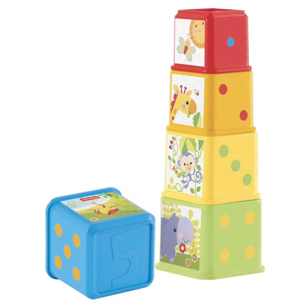 Fisher Price Stapel en leer blokken 01