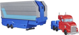 Hasbro Transformers speelgoed EarthSpark Optimus Prime Battle Trailer robot.3