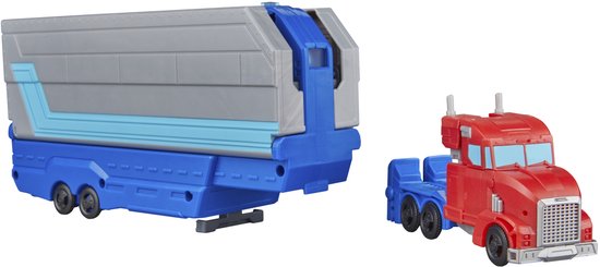 Hasbro Transformers speelgoed EarthSpark Optimus Prime Battle Trailer robot.3
