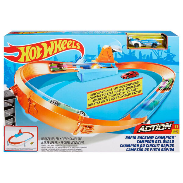 Hot Wheels Action Rapid Raceway Champion Speelset 01