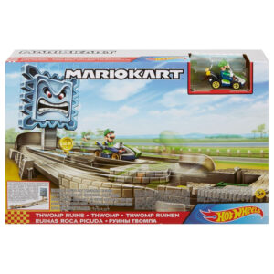 Hot Wheels Mario Kart Nemesis Track Set Thwomp 01