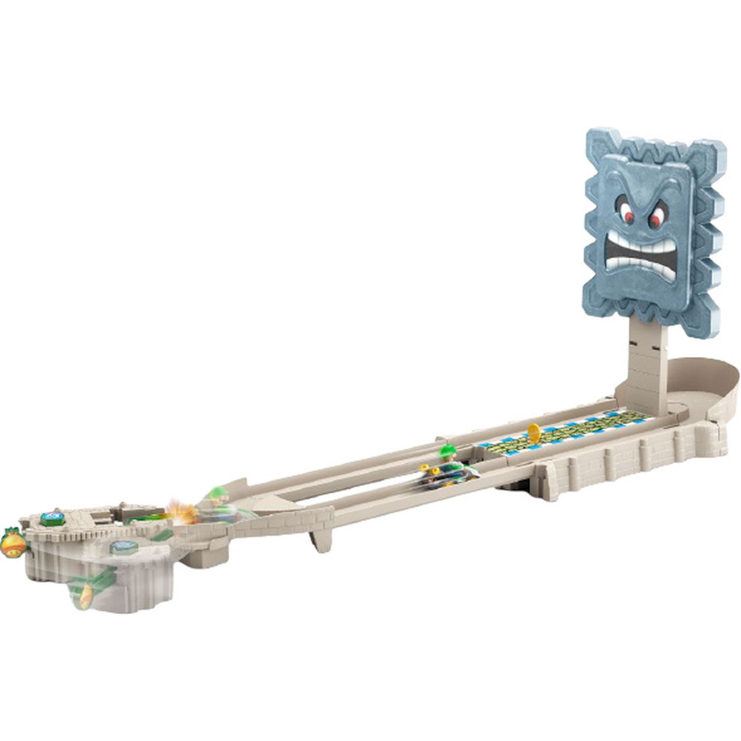 Hot Wheels Mario Kart Nemesis Track Set Thwomp 08