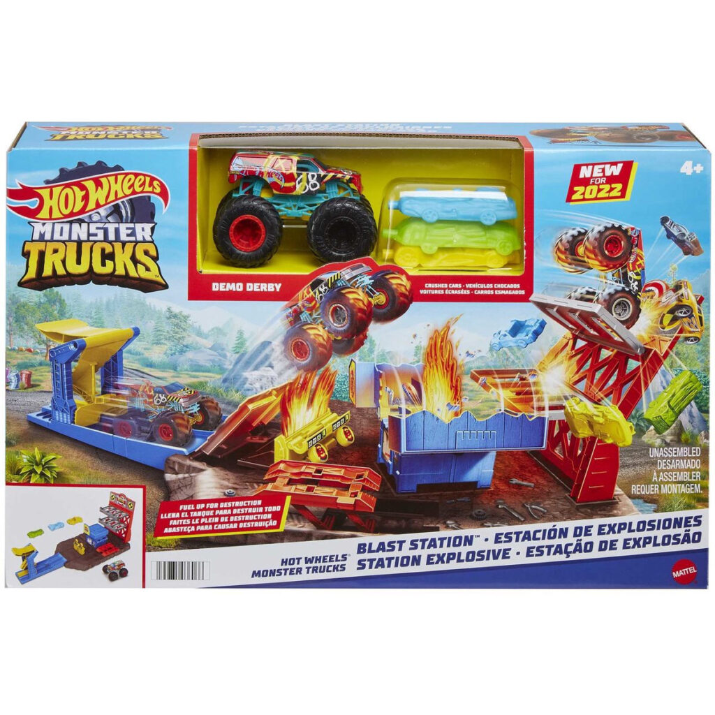 Hot Wheels Monster Trucks Blast Station Racebaan 04