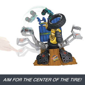 Hot Wheels Monstertrucks Arenabeukers Mega Wrex tegen Crushzilla Bazengevecht Speelset 02