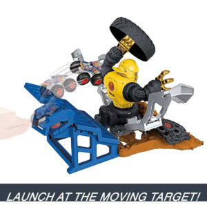 Hot Wheels Monstertrucks Arenabeukers Mega Wrex tegen Crushzilla Bazengevecht Speelset 03