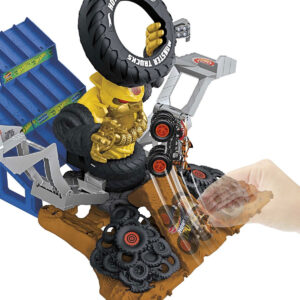 Hot Wheels Monstertrucks Arenabeukers Mega Wrex tegen Crushzilla Bazengevecht Speelset 11