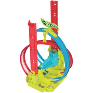 Hot Wheels Neon Snelheidsduivels Baanset Laserstunt Botsbaan 02