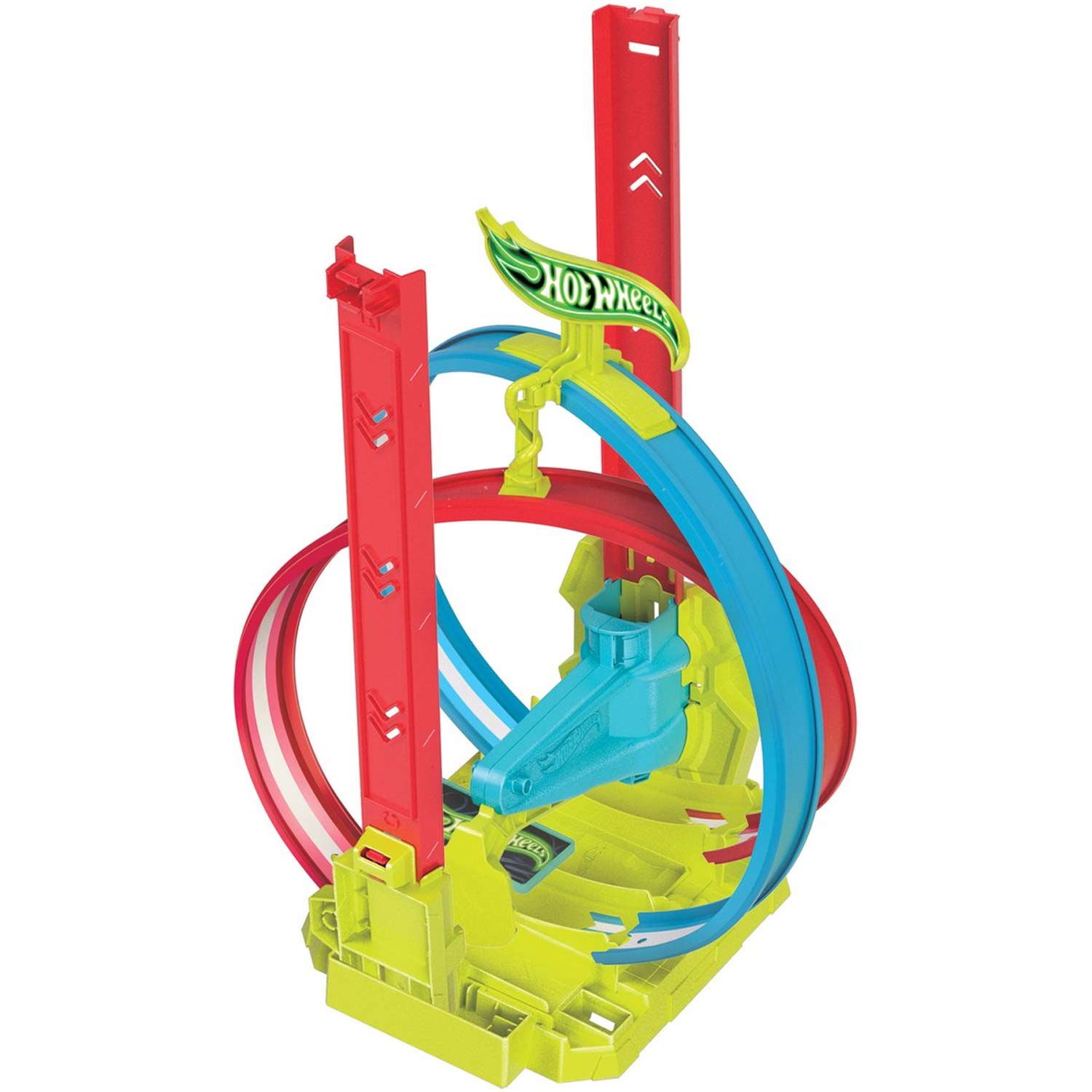 Hot Wheels Neon Snelheidsduivels Baanset Laserstunt Botsbaan 02