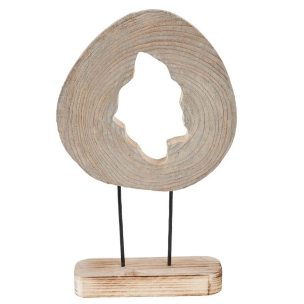 Houten staande decoratie boomstam 04