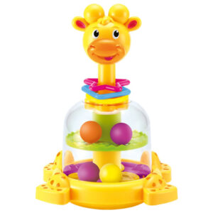Jolly Peuter speelgoed roterende giraffe baby speel tol 02