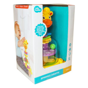 Jolly Peuter speelgoed roterende giraffe baby speel tol 03