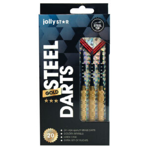 Jollystar Dartpijlen Set Brass Staal 01