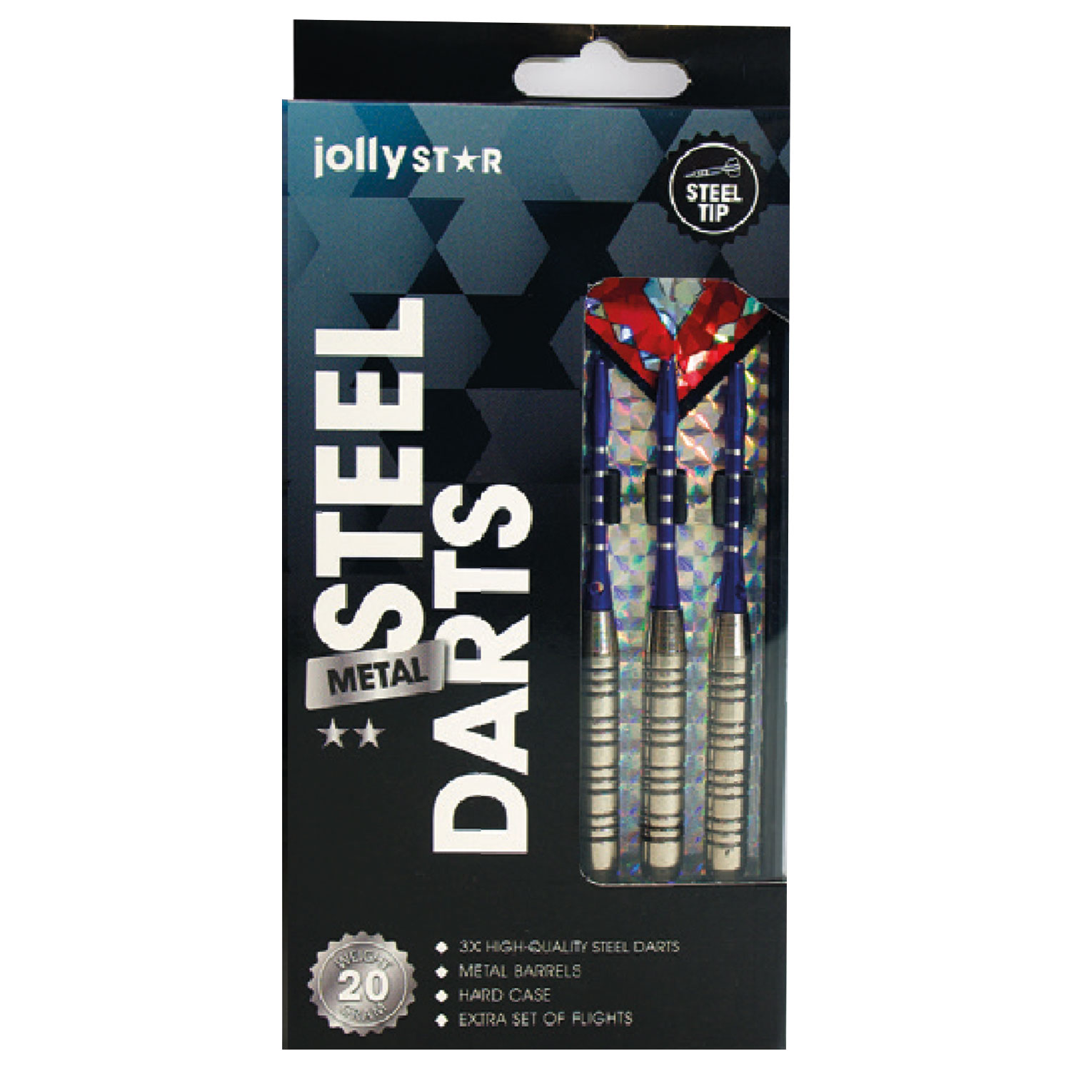 Jollystar Dartpijlen Set Staal Staal 01