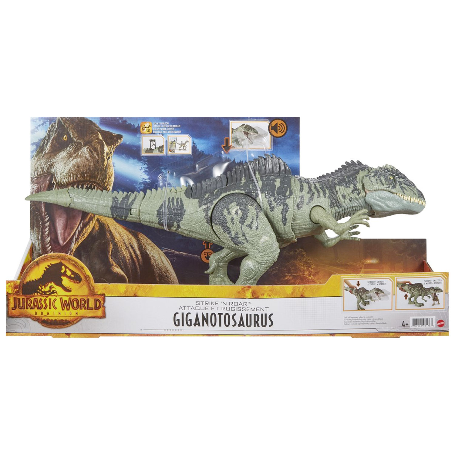 Jurassic World SLAAN EN BRULLEN REUSACHTIGE DINO 02